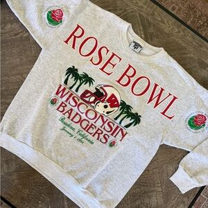 Rose Bowl Wisconsin Badgers Sweatshirt •• 1994 Vintage